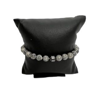 Mens Semi-Precious Stone Stackable Beaded Bracelet